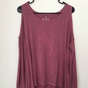 Long sleeve with shoulder cut outs